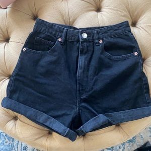 Mom fit shorts black/Zara